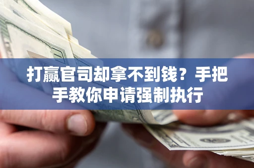 武汉打赢官司却拿不到钱？手把手教你申请强制执行