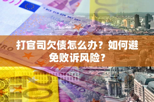 武汉打官司欠债怎么办？如何避免败诉风险？