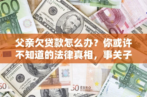武汉父亲欠贷款怎么办？你或许不知道的法律真相，事关子女未来