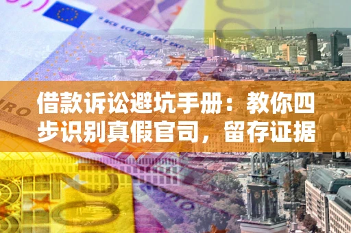 武汉借款诉讼避坑手册：教你四步识别真假官司，留存证据不踩雷