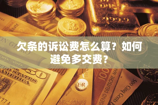 武汉欠条的诉讼费怎么算？如何避免多交费？