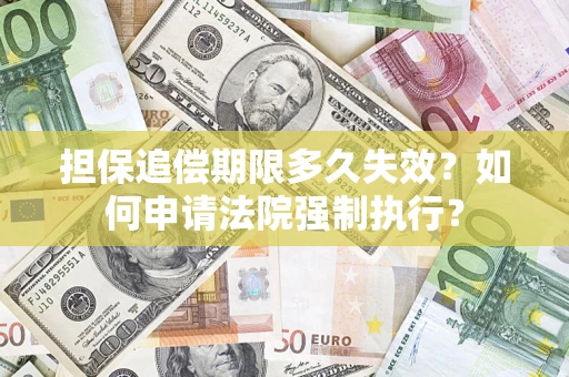 武汉担保追偿期限多久失效？如何申请法院强制执行？