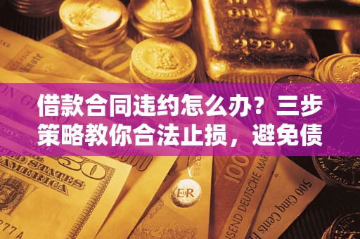 武汉借款合同违约怎么办？三步策略教你合法止损，避免债务危机升级