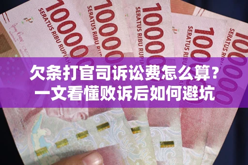 武汉欠条打官司诉讼费怎么算？一文看懂败诉后如何避坑