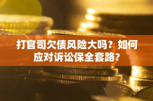 武汉打官司欠债风险大吗？如何应对诉讼保全套路？